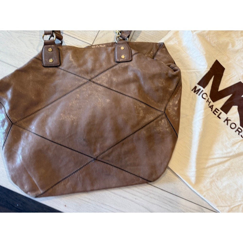 VTG Michael‎ Michael Kors Large Leather purse handbag 14 x 16 real leather